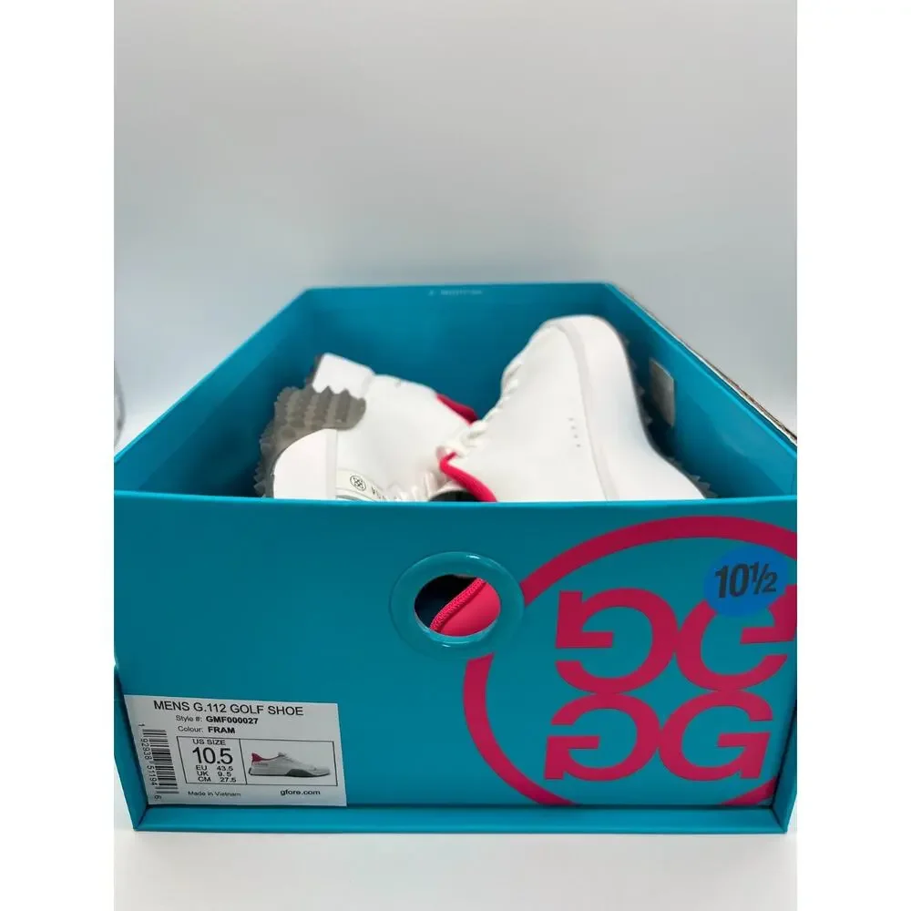 G/Fore G.112 Golf Shoes Men 's Size 10.5 White GMF000027 New.